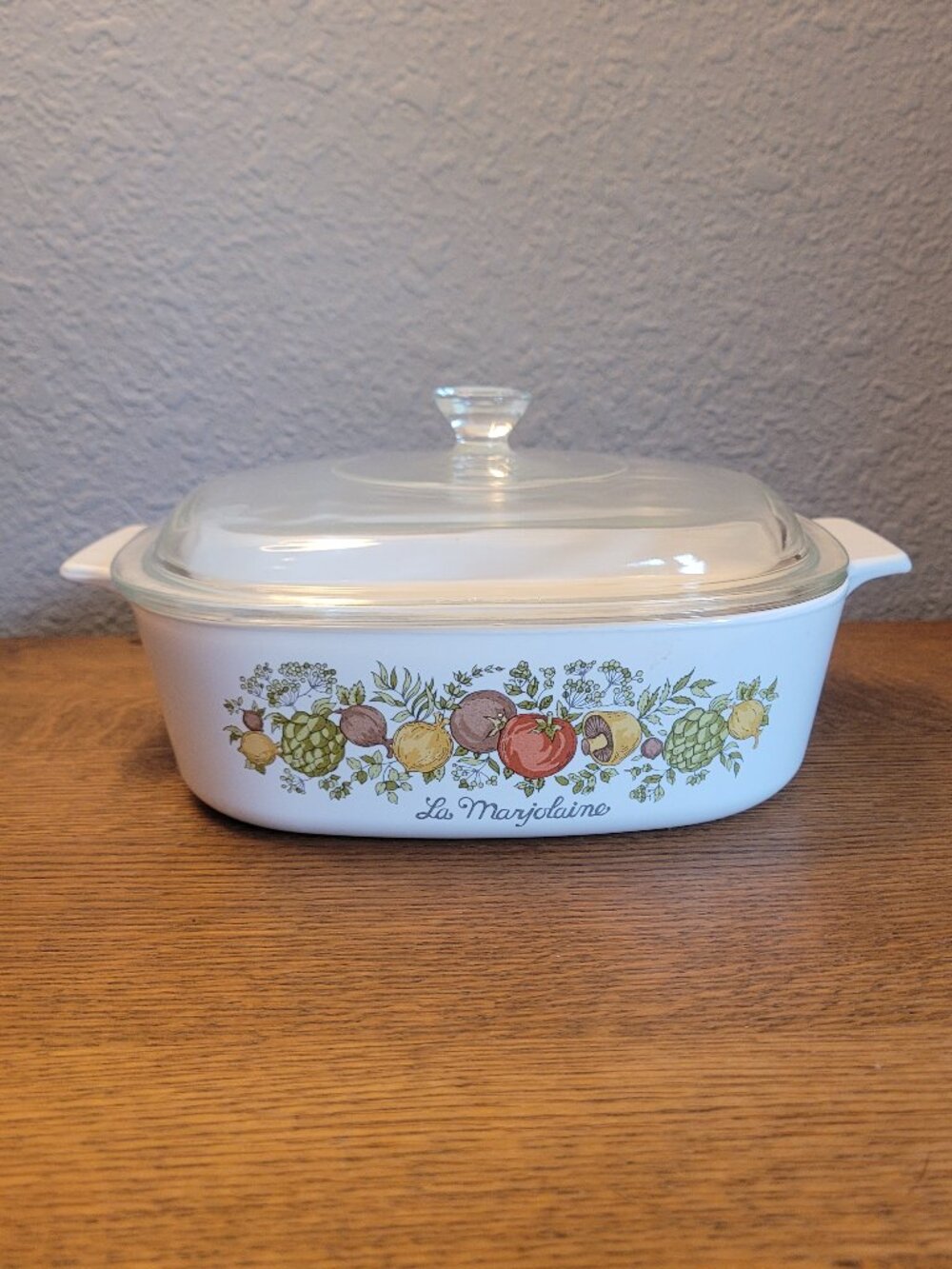Vintage CorningWare Spice of Life A-2-B 2 Liter Casserole Dish W/ Pyrex A-9-C